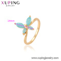 15099 Simple design fashion style women jewelry butterfly shape ice stone ring promote price for wholesale